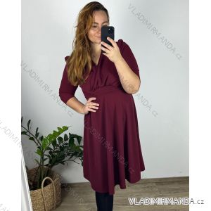 Kleid Oversize Kurzarm Damen (4XL/5XL ONE SIZE) ITALSKÁ MÓDA IM422FLUFF