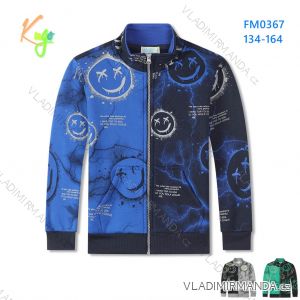 Sweatshirt mit Reißverschluss für Kindermädchen (98-128) KUGO WM0869