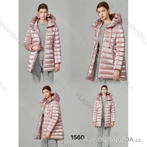 Damen-Winterjacke mit langen Ärmeln und Reißverschluss (S-2XL EINHEITSGRÖSSE) ITALIAN FASHION IMPNF241560 _Schreiben Sie in die Notiz XL