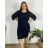 Kleid Oversize Kurzarm Damen (XL-2XL) italienische Mode IM420081