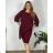 Kleid Oversize Kurzarm Damen (XL-2XL) italienische Mode IM420081