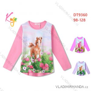 T-Shirt mit langen Ärmeln Kinder Mädchen Mädchen (98-128) KUGO ML7227