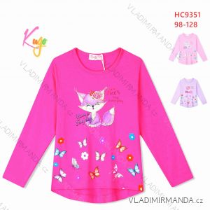 T-Shirt mit langen Ärmeln Kinder Mädchen Mädchen (98-128) KUGO ML7227