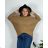 Oversize-Pullover für Damen mit Aufdruck (M / L ONE SIZE) ITALIAN FASHION IMB22KELLY 56/58 braun