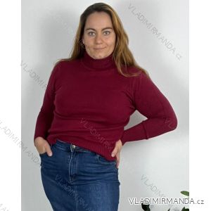 Rollkragenpullover Langarm Damen Übergröße (42/44/46/EINHEITSGRÖSSE) ITALIAN FASHION IM722217/DR