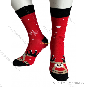 Herrensocken „Merry Christmas Rentier“ (38-41, 42-46) POLISH FASHION DPP21435/DR