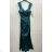 Trägerloses langes Partykleid aus Satin für Damen (44/46 EINHEITSGRÖSSE) ITALIAN FASHION IMPSH246357XL