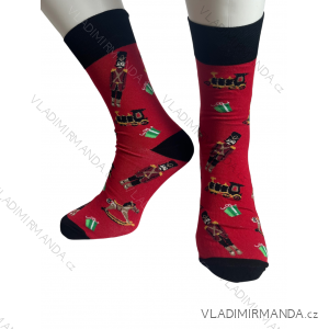 Frohe Weihnachten Herrensocken (41-43,44-46) POLISH FASHION DPP24NUSKACEK