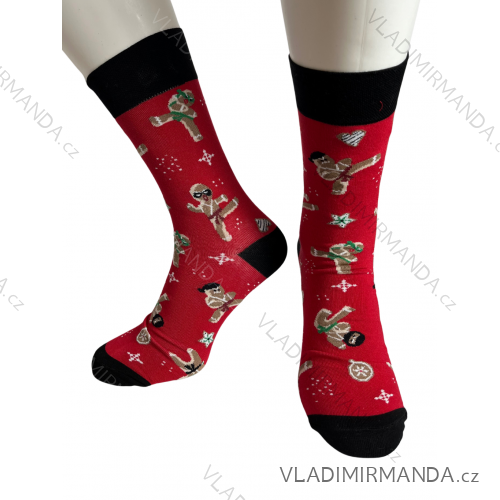 Frohe Weihnachten-Socken für Herren (41-43, 44-46) POLISH FASHION DPP24KUNGFU