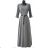 Langärmeliges Sommerkleid für Damen (Einheitsgröße S/M) ITALIAN FASHION IMPES238990 grünes Khaki S/M/L