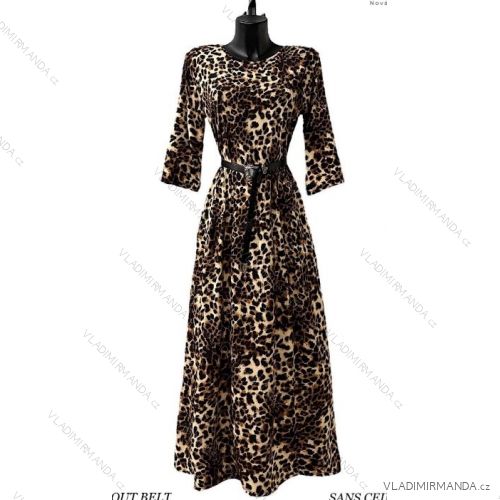 Langärmeliges Sommerkleid für Damen (Einheitsgröße S/M) ITALIAN FASHION IMPES238990