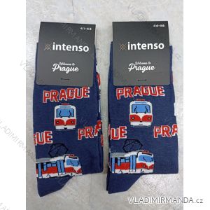 Happy Prague Tram Herrensocken (41-43, 44-46) POLISH FASHION DPP22164/DR