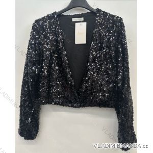 Damen-Bolero mit langen Ärmeln (S/M EINHEITSGRÖSSE) ITALIAN FASHION IMPSH235440