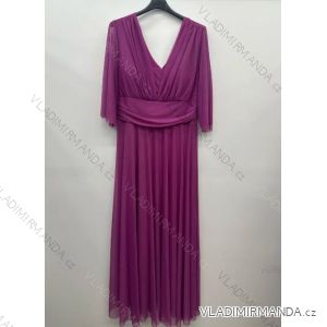 Langes trägerloses Pailletten-Partykleid für Damen (Einheitsgröße S/M) ITALIAN FASHION IMPSH233348