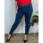 Plus Size Lange Stretchhose (3XL/4XL ONE SIZE) ITALIAN FASHION IMWT23205 52/54 blauer Jeansstoff