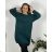 Hoodie Velvet Hooded Long Sleeve Damen Plus Size Dress (L/XL/2XL ONE SIZE) ITALIAN FASHION IM4221269