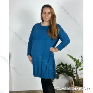 Hoodie Velvet Hooded Long Sleeve Damen Plus Size Dress (L/XL/2XL ONE SIZE) ITALIAN FASHION IM4221269