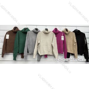 Langarm-Rollkragenpullover für Damen (S/M/L Einheitsgröße) ITALIAN FASHION IMWK24116