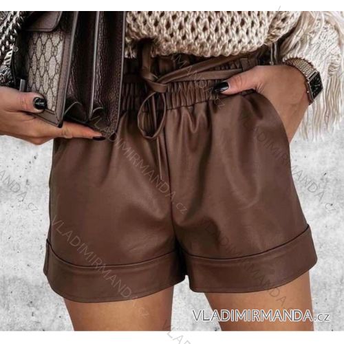 Damen-Shorts aus Kunstleder (S-XL) ITALIAN FASHION IMWAE234548