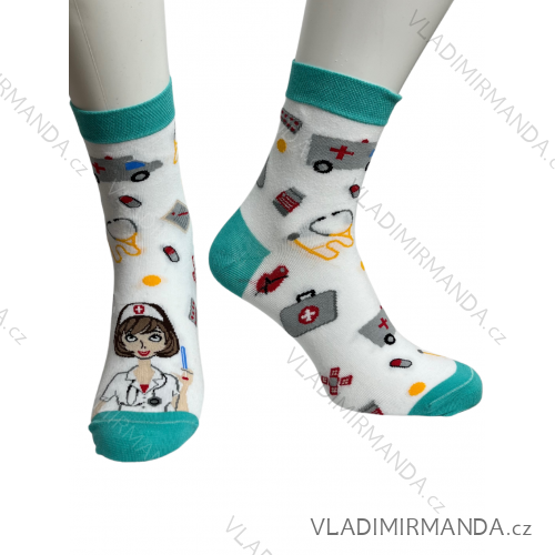 Happy Doctor Damensocken (35-37,38-40) POLISH FASHION DPP23DOKTORKA