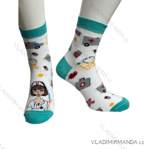 Happy Doctor Damensocken (35-37,38-40) POLISH FASHION DPP23DOKTORKA