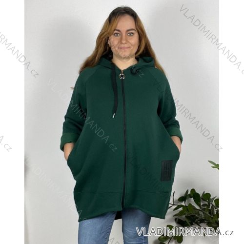 Ärmellose Jacke mit langen Ärmeln (uni sl) ITALIENISCHE Mode IMC17326