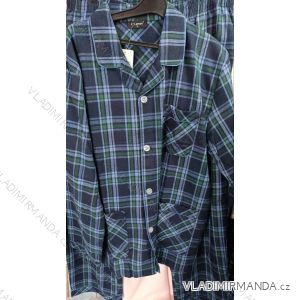 Herren Pyjama Long Flanel Übergröße (M-2XL) FASHION LAND SC135M