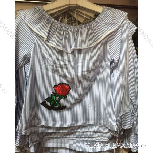 Bluse langärmeliges Baby (4-14 Jahre) ITALIENISCHE MLADA Fashion IMM3579
