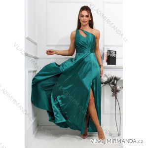 Langes formelles Kurzarmkleid für Damen (36-54) POLISH FASHION PMLMR23ALICE