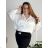 Eleganter Damen Bolero mit langen Ärmeln (S/M ONE SIZE) ITALIAN FASHION IM9235170 rot 56/58