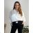 Eleganter Damen Bolero mit langen Ärmeln (S/M ONE SIZE) ITALIAN FASHION IM9235170 rot 56/58