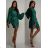 Strickjacke gestrickte Langarmfrauen (UNI S / M) ITALIAN FASHION IMD20425