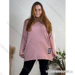 Langärmliger gestrickter Rollkragenpullover für Damen in Übergröße (50/52/54 Einheitsgröße) ITALIAN FASHION IM424783