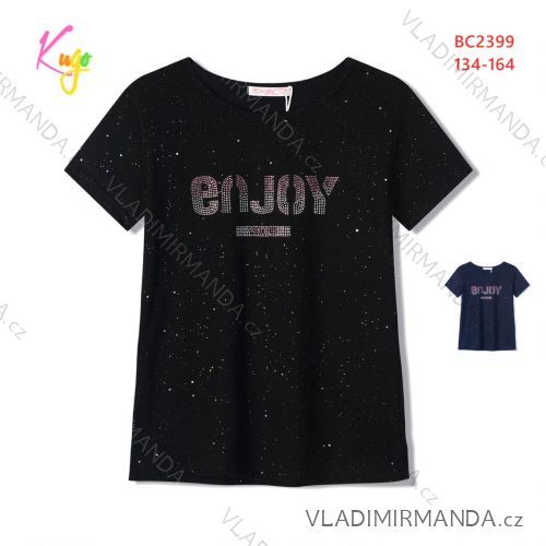 Kurzarm-T-Shirt für Mädchen (134-164) KUGO FL1209