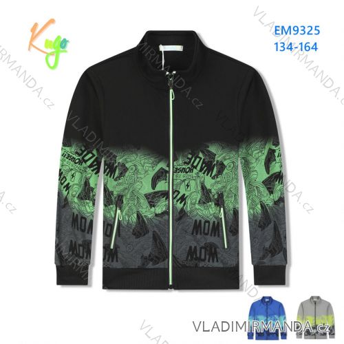 Sweatshirt mit Reißverschluss für Kindermädchen (98-128) KUGO WM0869