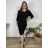 Kurzarmkleid für Damen in Übergröße (L-3XL) POLISH FASHION PMF20013