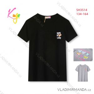 Kurzarm-T-Shirt für Mädchen (134-164) KUGO FL1209