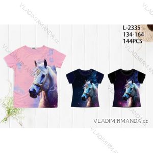 Mädchen Jugend Kurzarm T-Shirt (116-146) SEZON JS-7018