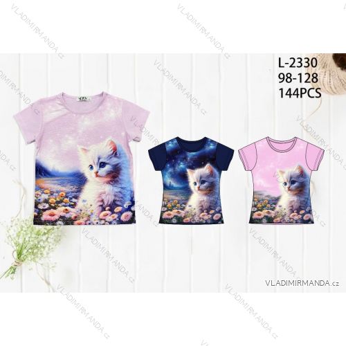 Mädchen Jugend Kurzarm T-Shirt (116-146) SEZON JS-7018