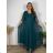 Kleid Kurzarm Damen (Uni L-2XL) ITALIENISCH MODA IMS25STELLA