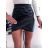Kurzer Damenrock (S/M ONE SIZE) ITALIAN FASHION IMPLP2325570055 schwarz L