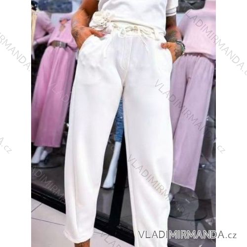 Elegante Hose mit Gürtel für Damen (S/M/L ONE SIZE) ITALIAN FASHION IMWCP25043