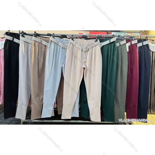 Elegante Hose mit Gürtel für Damen (S/M/L ONE SIZE) ITALIAN FASHION IM425057