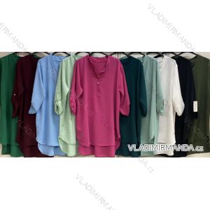Ärmellose Jacke mit langen Ärmeln (uni sl) ITALIENISCHE Mode IMC17326