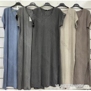 Kurzärmliges Oversize-T-Shirt für Damen (S/M/L EINHEITSGRÖSSE) ITALIAN FASHION IMWF25002