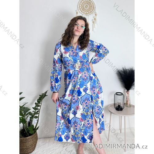 Mit Kapuze langärmliges mit Kapuze Kleid (uni s / m) IM2191956