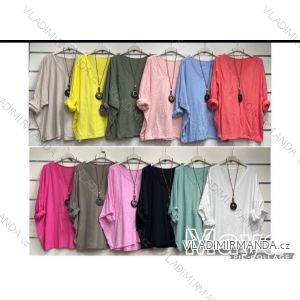 Damen-Strickpullover mit langen Ärmeln (Einheitsgröße S/M) ITALIAN FASHION IMWDT23005