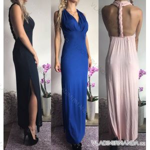 Sommer-Frauenkleid (uni sl) ITALIENISCHE Mode IM917474
