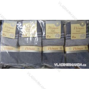 Socken schwacher klassischer Damenstreifen (35-42) VIRGIN GERMANY H-3304
