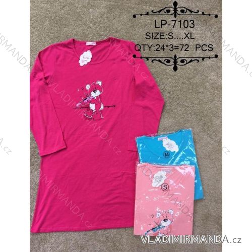 Nachthemden Langarm (s-xl) VALERIE DREAM LP-7103

